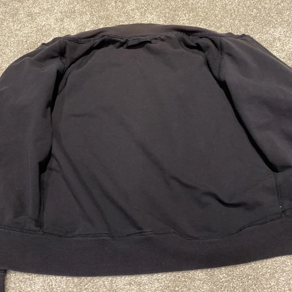 Lululemon Black Zip Up Jacket Two Tone Size 10‎